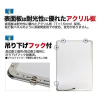 プラタ コーナーラウンドLEDパネル A2 Ib-064 1台 65-9539-07（直送品）