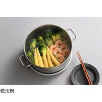 オークス コンパクトスチームポット 17cm AUT1401 1個 67-5183-01（直送品）