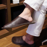 ヤマト Reelaルームサボ本革スムース ダークブラウン 26ー27cm(Men) YMS201 DBR 1足（直送品）