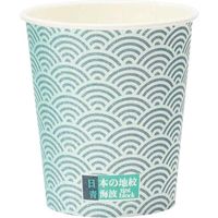 サンナップ 日本の地紋カップ205ml100個 C20100JMN 1セット(2500個:100個×25パック) 386-7211（直送品）