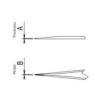 Dumont 超精密ピンセット 0103ーN1ーPO 20ー6205ー18 1本 568-7125（直送品）