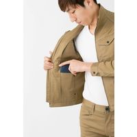 イーブンリバー ERX207-02-S ストレッチブルゾン カーキ S 1着（直送品）