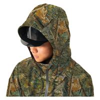 イーブンリバー ME300-95-M ストレッチレインスーツ ブラックカモ M 1着（直送品）