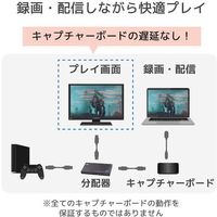 ラトックシステム 4K60Hz/ダウンスケール対応 外部音声出力付 HDMI分配器(1入力2出力) RS-HDSP2PA-4K 1個（直送品）