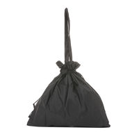 巾着トートバッグ ブラック LAKOLE/ラコレ