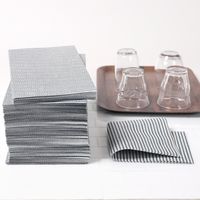 抗菌 カウンタークロス レギュラー ダークグレー 約30×60cm 1セット（1パック（100枚入）×5）