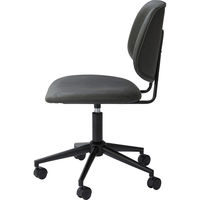 東谷 ROOM ESSENCE デスクチェア ブラック PC-79BK 1台（直送品）