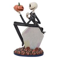 enesco 墓石の上のジャック フィギュア 高さ21cm DTR6010866 1個（直送品）