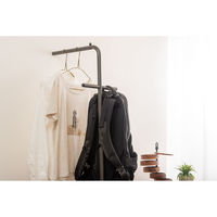 東谷 ROOM ESSENCE ハンガー 幅405×奥行355×高さ1675mm ダークグレー MIP-70DGY 1台（直送品）