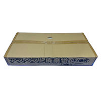 結一産業 アスベスト廃棄袋 中サイズ 透明 10枚入り Y-BA004 1袋（10枚）