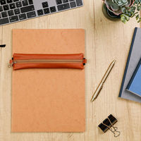 クレールフォンテーヌ アージュバッグ バンド付きペンケース A5用 ブラウン 1 cf77036 1個