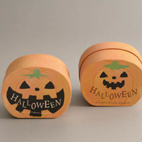 ヘッズ パンプキンハロウィン貼箱ーM(6個) PHW-HBM 1袋(6個入)