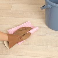 【天然ゴム手袋】勝星産業 天然ゴム作業グローブ茶 #841 L 1個（3双入）