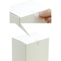 ササガワ ギフトシール 楕円 透明 小 22-991 1冊(120片)