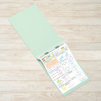 プラス フラットファイルA4E縦罫線タイプBL 98235 1セット(1冊×5)（直送品）