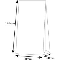 シモジマ ファンシーバッグ SS 未晒無地 003071000 1袋(100枚)