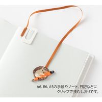 デザインフィル ブックマーカー 刺繍 ハリネズミ柄 62327006 1個