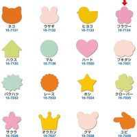 ササガワ ぷちカード フラワー 大 16-7134 1冊(12枚)