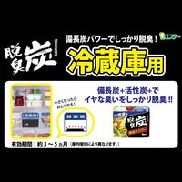 脱臭炭 冷蔵庫用 脱臭剤 置き型 キムチ・ニンニク臭にも効く 1セット（1個×5）エステー