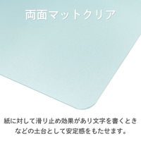 共栄プラスチック ニュアンスカラー下敷 A4 ユーカリ NS-A4-02 1枚