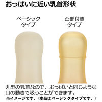 リッチェル 吸せつラボ オールシリコーンおしゃぶり アヒル 新生児用 ケース付 1個（直送品）