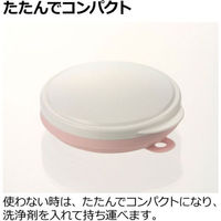 【入れ歯ケース】 リッチェル 使っていいね! たためる入れ歯ケース フック穴付 ピンク 1個（直送品）