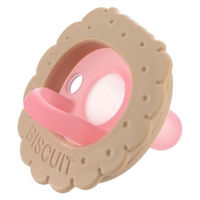 リッチェル 吸せつラボ おしゃぶり ビスケット 新生児用 ケース付 4945680204071 1個（直送品）