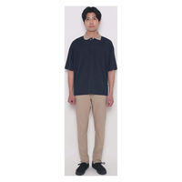 ボンマックス ユニセックスポロシャツ ネイビー×ベージュ SS BKB4502 1枚（直送品）