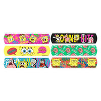 サンタン キャラクターばんそうこう CUTE AID スポンジボブ 18枚入 BSK-0077 1箱(18枚入)（直送品）