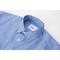 ボンマックス ユニセックスレギュラーカラーシャツ ネイビー LL BKB4505 1枚（直送品）