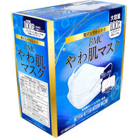 ビー・エム・シー BMC やわ肌マスク 1日使いきりタイプ ふつうサイズ 大容量 100枚入 4580116956713 1箱(100枚入)（直送品）