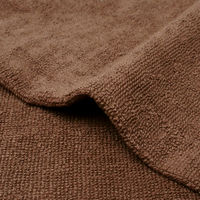 小野商事 フェイスタオル サロン用スレン染め ブラウン 240匁 ショートパイル 34×85cm AG1640 1袋(5枚)