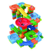 シルバーバック ビーだまの大冒険! コロリンブロックコースター 128ピース 9784861486135 1箱(128ピース入)（直送品）