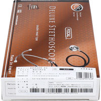 カネイシ FOCAL(フォーカル) ダブルヘッド聴診器 FC-202 ブラック GS1-128 1個（直送品）