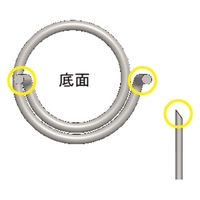 浅野木工所 フラット杭φ35×L100 #65043 1セット