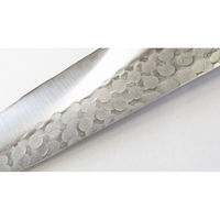 インテックカネキ 翁流 黒合板柄青紙鋼梨地砥包丁 三徳 刃渡165mm 113047 1本（直送品）