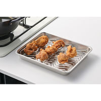 ヨシカワ 油切り名人 波型バットアミ21枚取 1306248 1個（直送品）