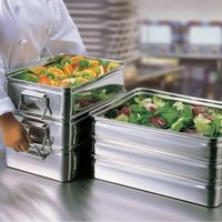 赤川器物製作所 18-8 番重バット(取手付) 大 14cm 22010-1 1個（直送品）