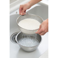 ヨシカワ 水切りしやすいザル・ボールセット SJ1992 1セット