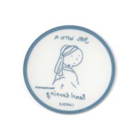 （世界の名作）PVCコースター2点セット 真珠の耳飾り LAKOLE/ラコレ