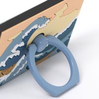 （世界の名作）ラバースマホリング 神奈川沖浪裏 LAKOLE/ラコレ