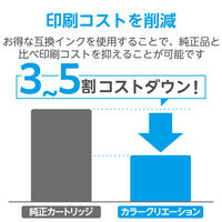 カラークリエーション エプソン（EPSON）用 互換インク CC-EMEDY イエロー メダマヤキ 1個