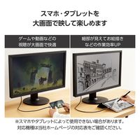 TypeC to HDMI 変換ケーブル 2m 4K 60Hz やわらか ブラック ECMPA-CHDMIY20B エレコム 1個