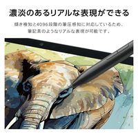 タッチペン Surface用 アクティブスタイラスペン MPP2.0 傾き検知 筆圧感知 P-TPMPP02BK エレコム 1個（直送品）