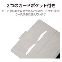 13インチ iPad Pro (M4) ケース レザー 手帳型 フリーアングル 黒 TB-A24PLWVFUBK エレコム 1個（直送品）