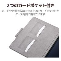 11インチ iPad Pro(M4) ケース レザー 手帳型 タッチペンホルダー 黒 TB-A24PMWVFUBK エレコム 1個