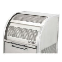 SANKA 大型ダストBOX ダストコ W600 230L 組立完成品 DUDX-600 1台（直送品）