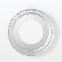 無印良品 アルミ 蒸篭（せいろ）用 受け台 直径20-24cmフライパン対応 1セット（1個×5） 良品計画