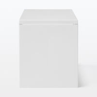 無印良品 再生ポリプロピレン入り 収納ストッカー 追加用 中 ホワイトグレー 約幅18×奥行40×高さ21cm 良品計画