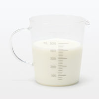 無印良品 耐熱ガラス メジャーカップ 500mL 約直径10.5×高さ12cm 良品計画